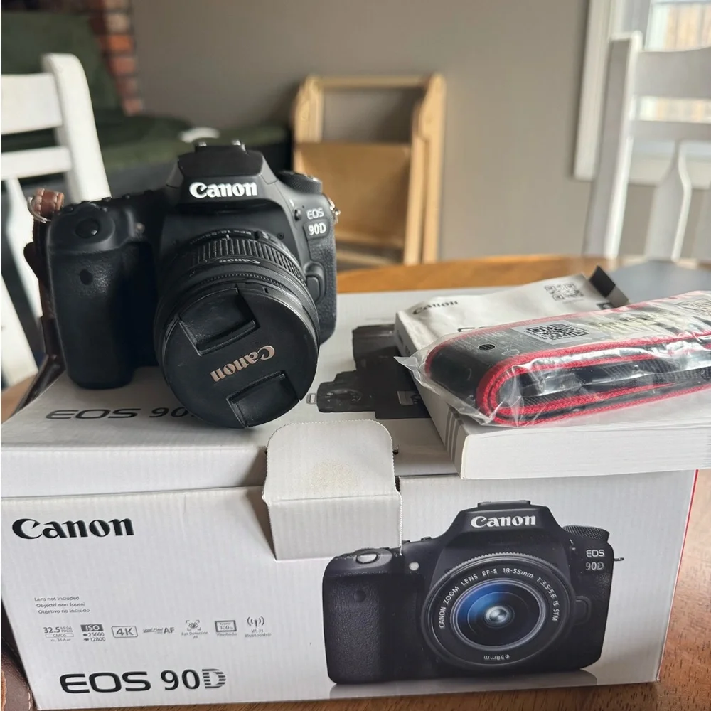 Canon EOS 90D Black DSLR Camera